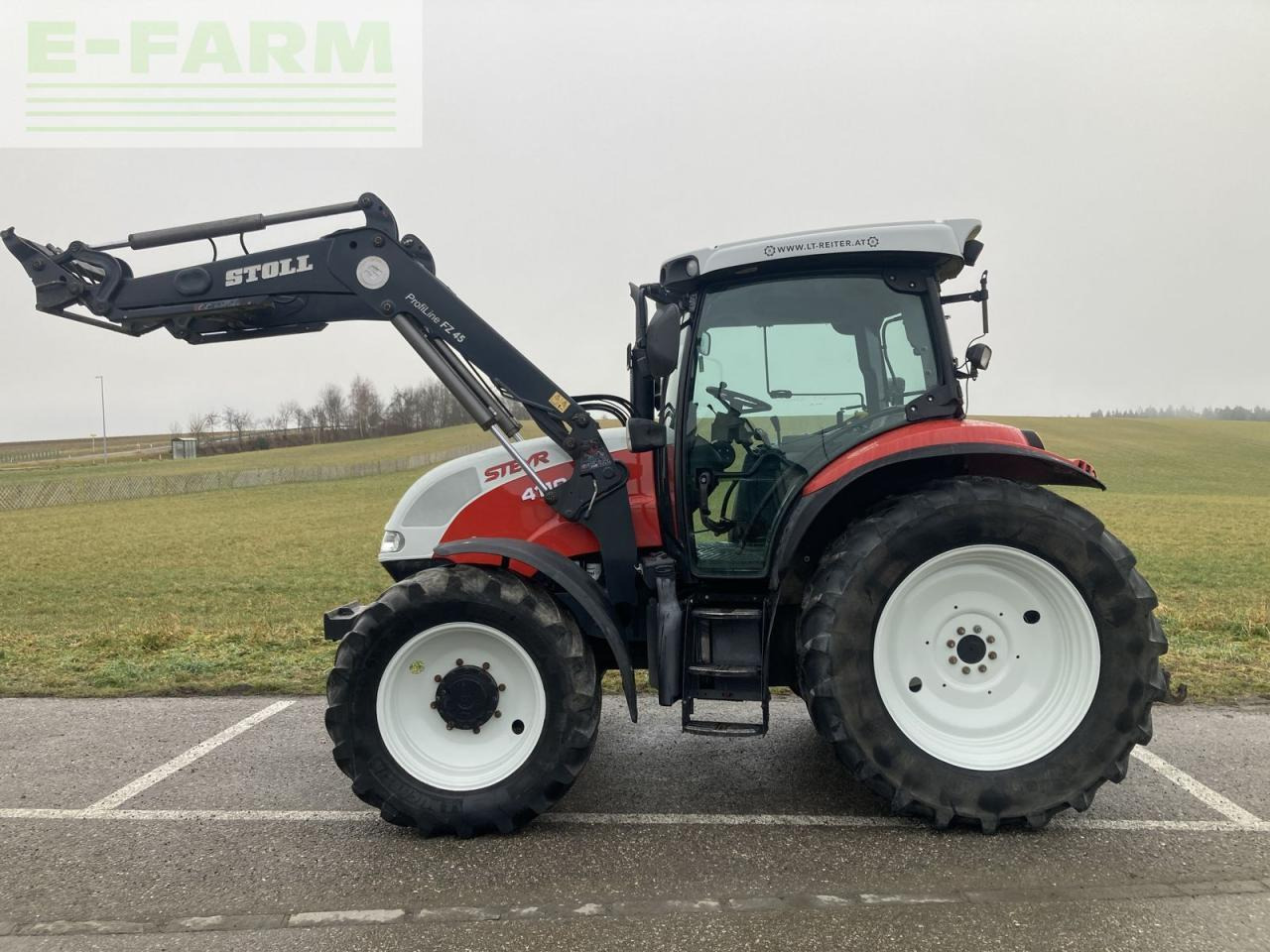 Steyr profi 4110 - Tracteur agricole: photos 2 Steyr profi 4110 - Tracteur agricole: photos 2