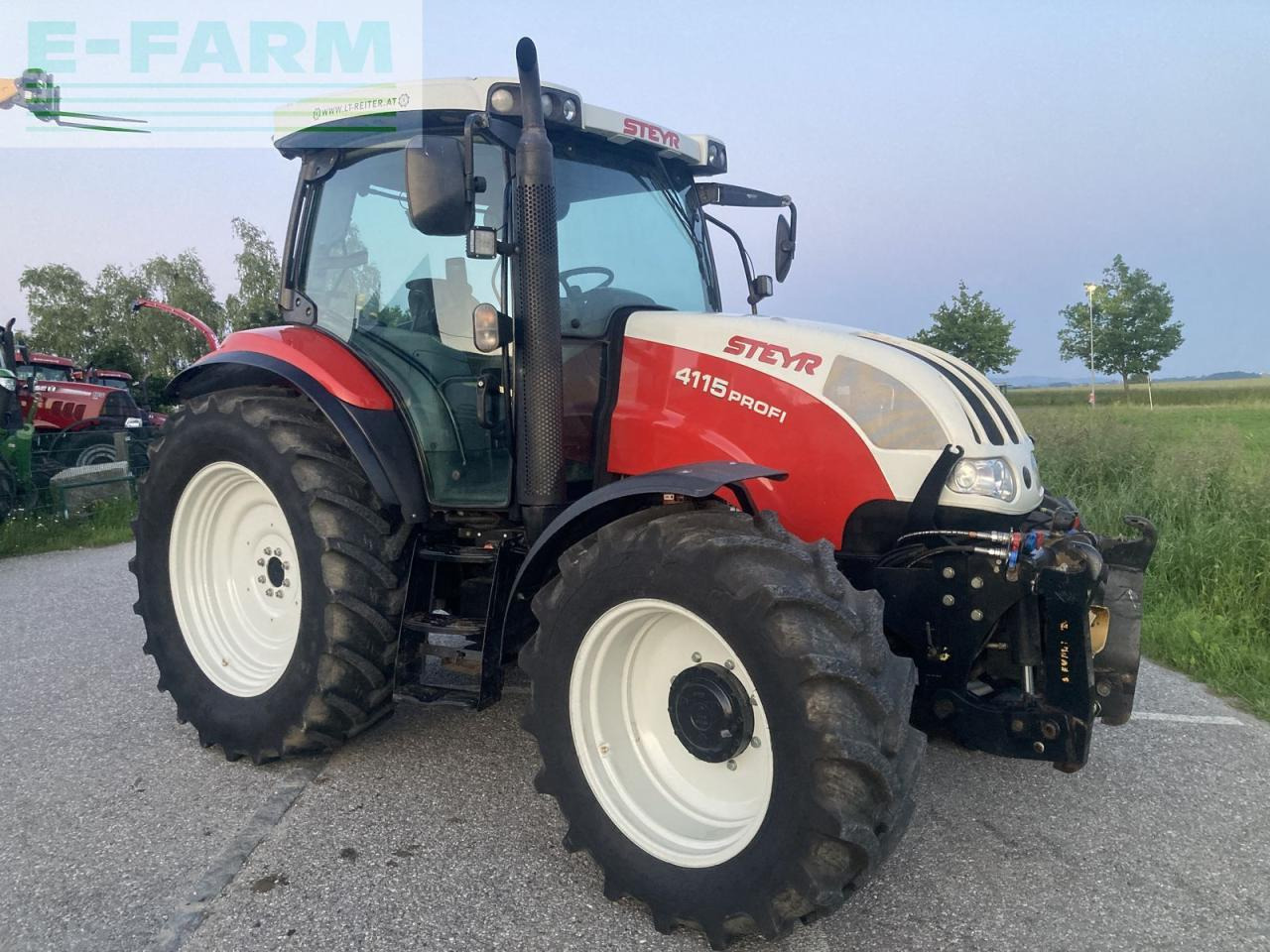 Steyr profi 4110 - Tracteur agricole: photos 2 Steyr profi 4110 - Tracteur agricole: photos 2