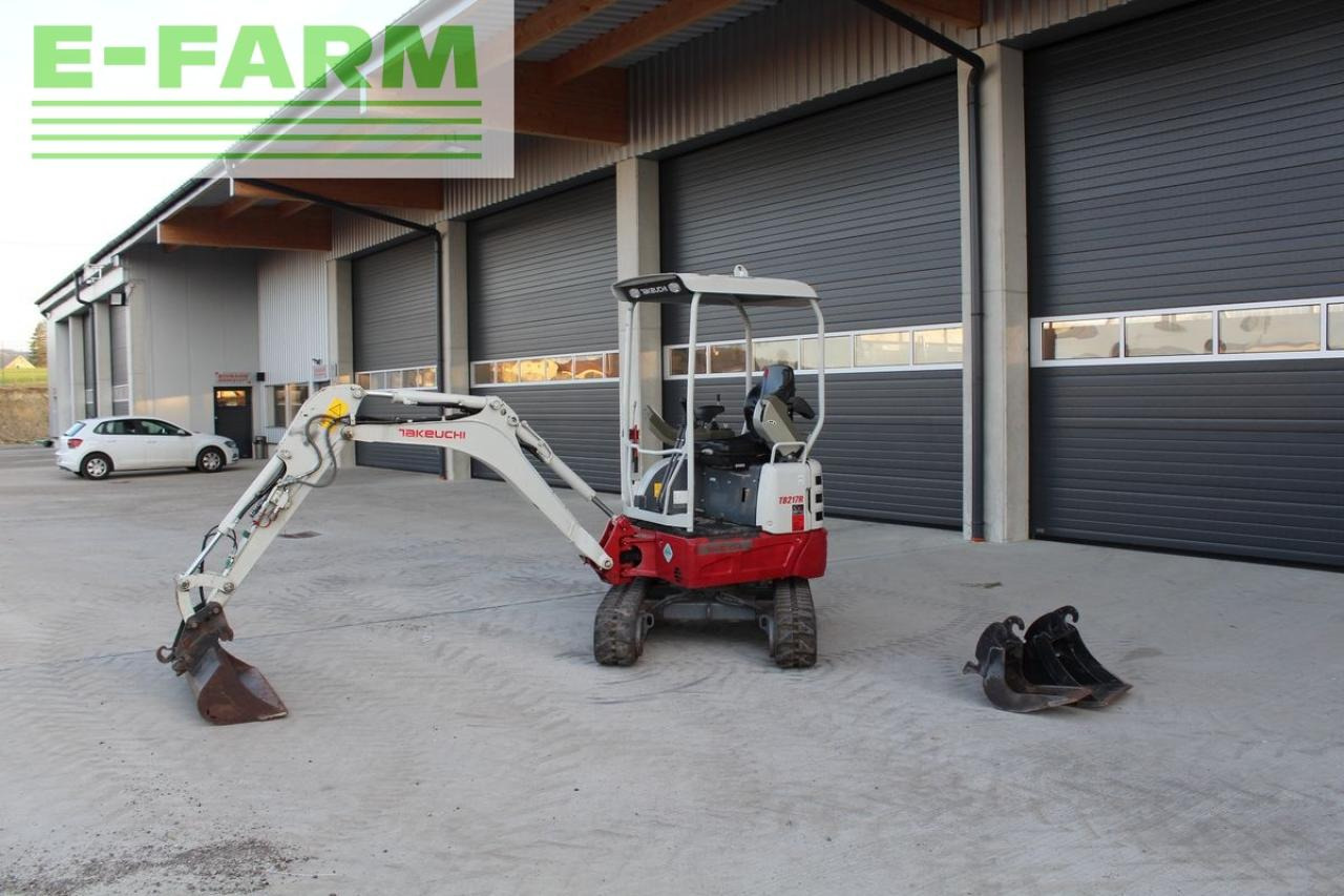 Takeuchi takeuchi tb 217 r minibagger - bagger - Mini pelle: photos 2 Takeuchi takeuchi tb 217 r minibagger - bagger - Mini pelle: photos 2