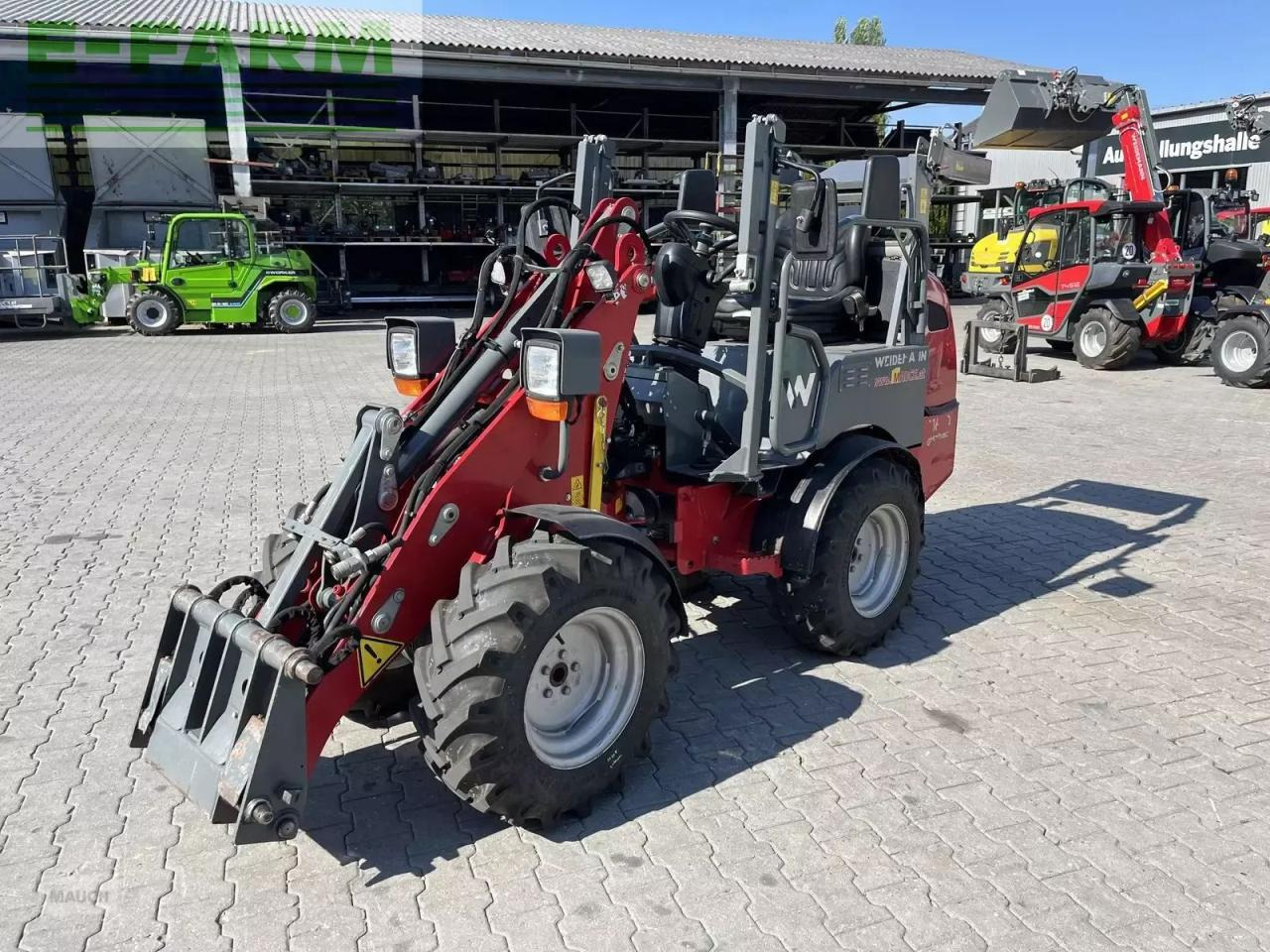 Weidemann 1160e mit 1400h, hohe hubhöhe - Chargeuse sur pneus: photos 1 Weidemann 1160e mit 1400h, hohe hubhöhe - Chargeuse sur pneus: photos 1