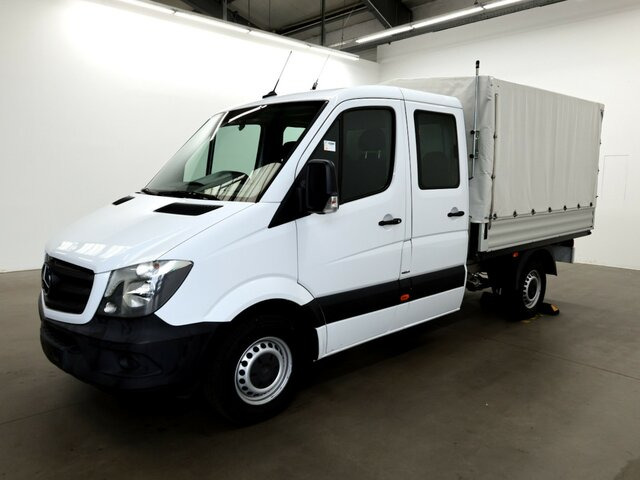 Fourgon plateau, Utilitaire double cabine MERCEDES-BENZ Sprinter 214 CDI DOKA Pritsche,Klima,EURO6: photos 10
