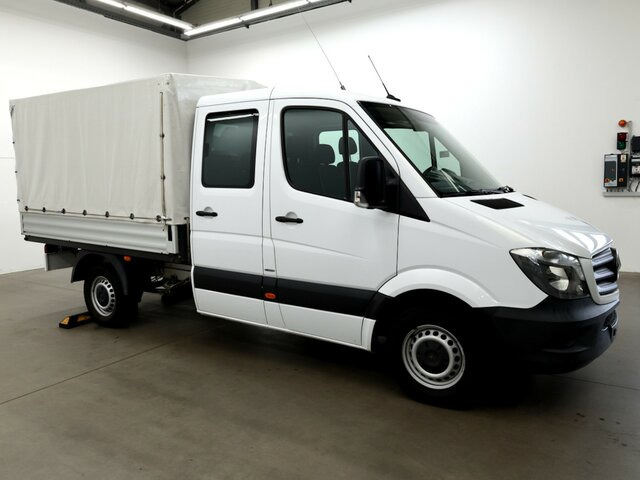 Fourgon plateau, Utilitaire double cabine MERCEDES-BENZ Sprinter 214 CDI DOKA Pritsche,Klima,EURO6: photos 8