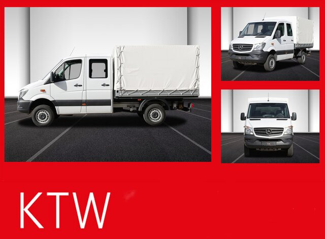 MERCEDES-BENZ Sprinter 316CDI DOKA,Allrad,AHK,TCO,Standhzg. - Utilitaire plateau baché, Utilitaire double cabine: photos 1 MERCEDES-BENZ Sprinter 316CDI DOKA,Allrad,AHK,TCO,Standhzg. - Utilitaire plateau baché, Utilitaire double cabine: photos 1