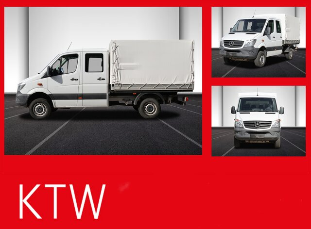 MERCEDES-BENZ Sprinter 316CDI DOKA,Allrad,AHK,TCO,Standhzg. - Utilitaire plateau baché, Utilitaire double cabine: photos 1 MERCEDES-BENZ Sprinter 316CDI DOKA,Allrad,AHK,TCO,Standhzg. - Utilitaire plateau baché, Utilitaire double cabine: photos 1