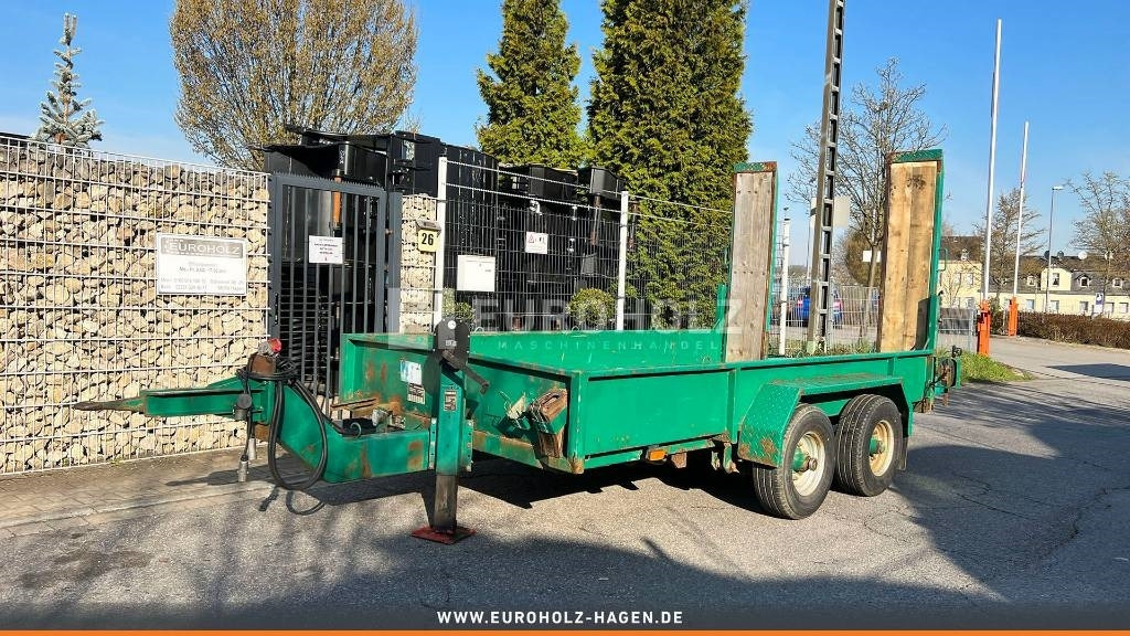 Blomenröhr 2-Achsen Anhänger, Tandem Tieflader für Bagger - Remorque porte-engin surbaissée: photos 1 Blomenröhr 2-Achsen Anhänger, Tandem Tieflader für Bagger - Remorque porte-engin surbaissée: photos 1