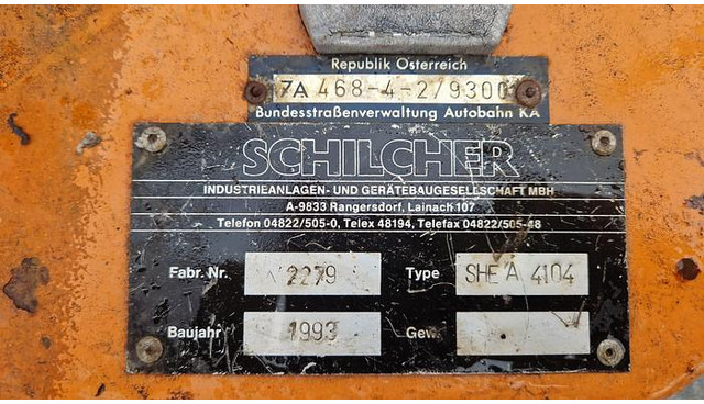 Schilcher SHEA 4104 - Engin de déneigement: photos 4 Schilcher SHEA 4104 - Engin de déneigement: photos 4