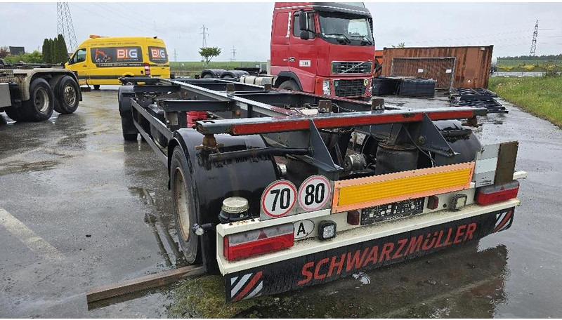 Remorque porte-conteneur/ Caisse mobile Schwarzmüller AZ S08 Container Lafette: photos 17