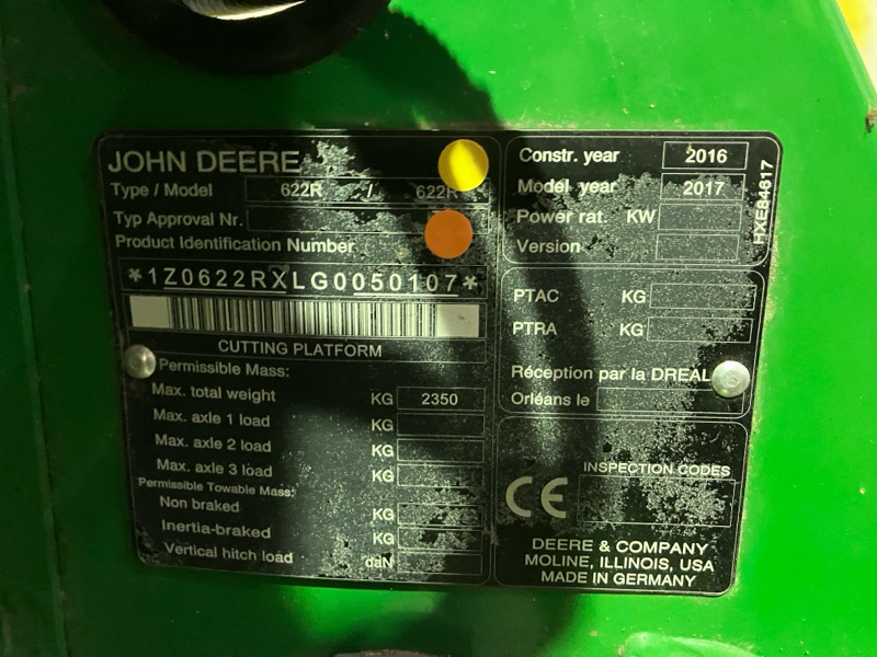 John Deere T560 mit 622R Schneidwerk - Moissonneuse-batteuse: photos 2 John Deere T560 mit 622R Schneidwerk - Moissonneuse-batteuse: photos 2