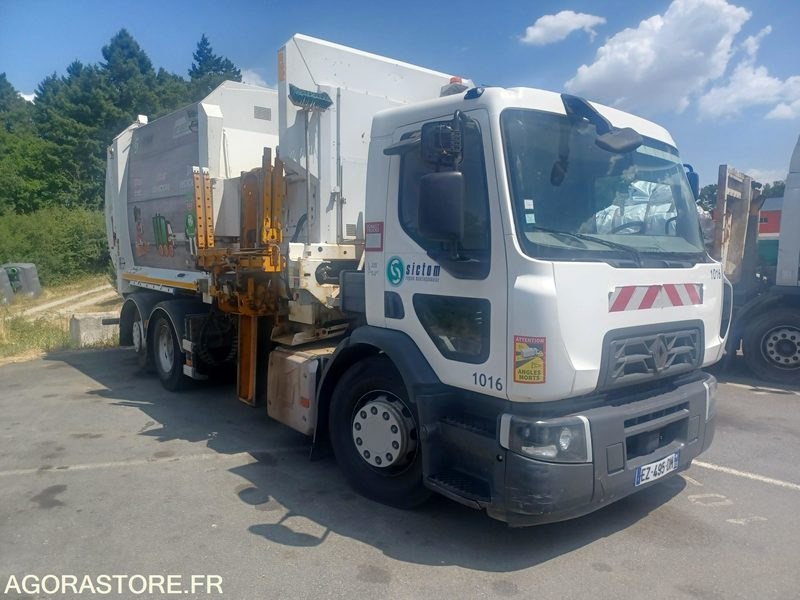 CAMION - BOM - RENAULT - D26 WIDE - 175 588KM - Benne à ordures ménagères: photos 1 CAMION - BOM - RENAULT - D26 WIDE - 175 588KM - Benne à ordures ménagères: photos 1