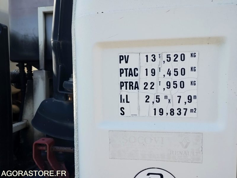 Camion 19t Hydrocureur Renault G300 Maxter 142142km – équipement Huwer - Camion hydrocureur: photos 4 Camion 19t Hydrocureur Renault G300 Maxter 142142km – équipement Huwer - Camion hydrocureur: photos 4