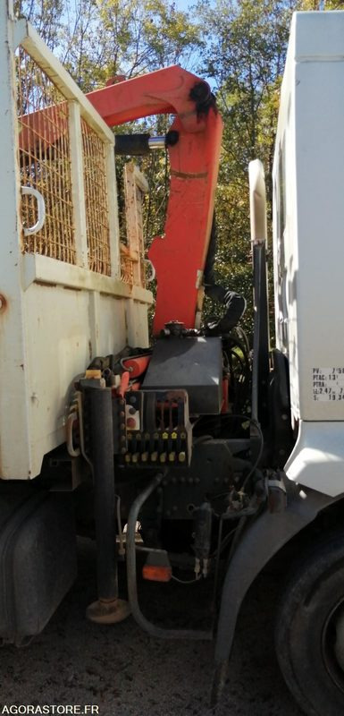 Camion Camion benne avec grue - Renault Midlum 2001 293846kms: photos 11
