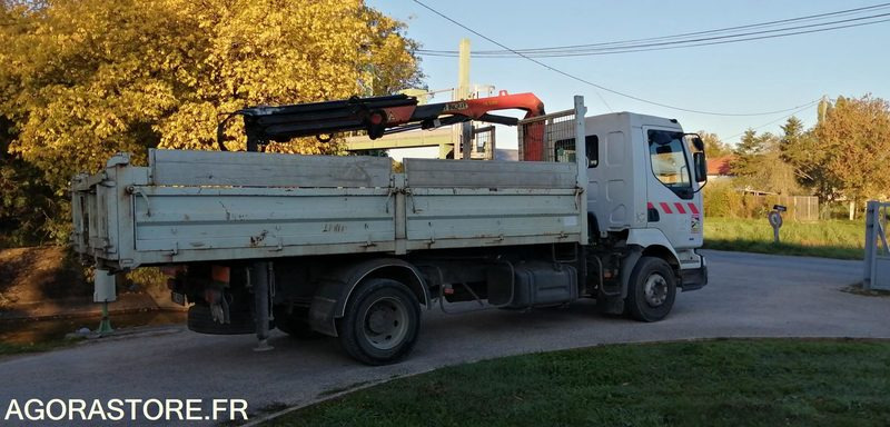 Camion Camion benne avec grue - Renault Midlum 2001 293846kms: photos 8
