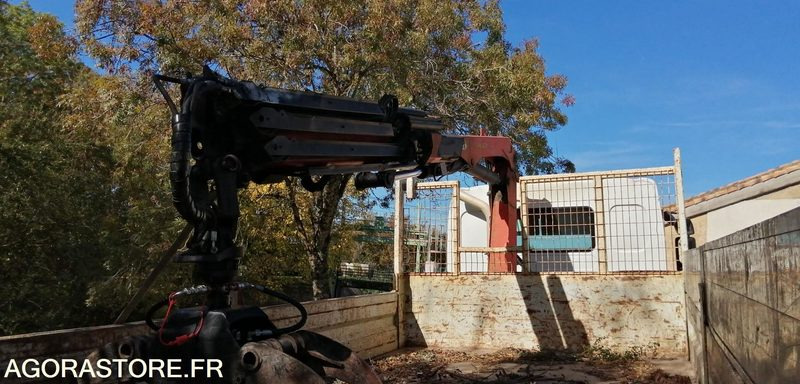 Camion Camion benne avec grue - Renault Midlum 2001 293846kms: photos 10