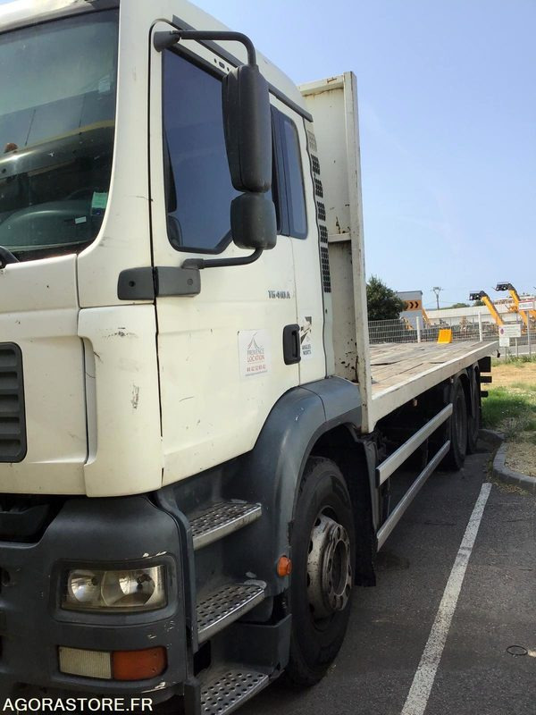 Camion MAN TG410A - 2002 - 800000 kms - Camion plateau: photos 1 Camion MAN TG410A - 2002 - 800000 kms - Camion plateau: photos 1