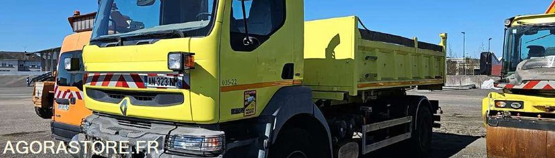 PORTEUR BENNE RENAULT KERAX - AN323NM - Camion: photos 1 PORTEUR BENNE RENAULT KERAX - AN323NM - Camion: photos 1