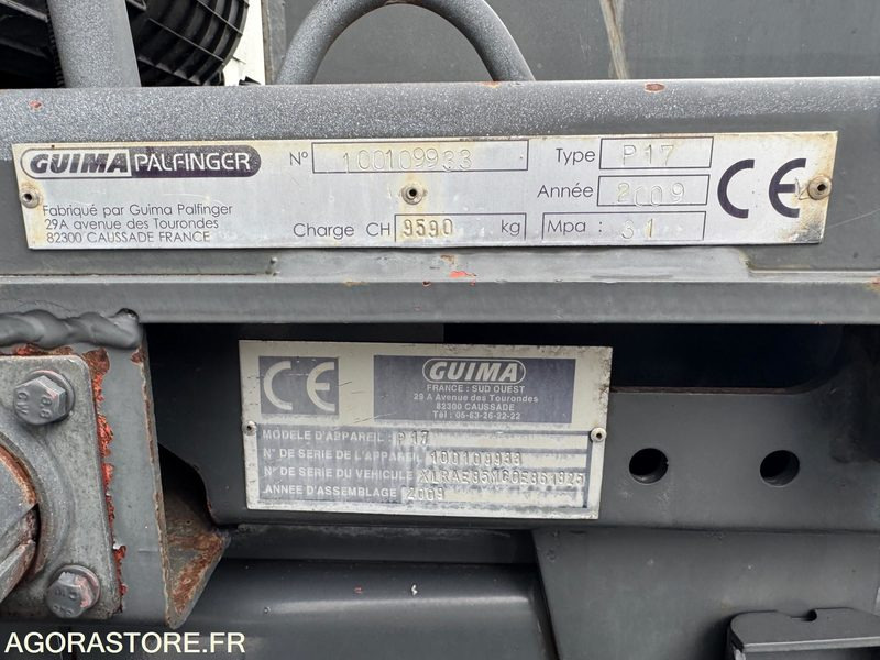 Porteur DAF CF460 19T Ampliroll GUIMA - 2009 - 801000km - crédit-bail Porteur DAF CF460 19T Ampliroll GUIMA - 2009 - 801000km: photos 13