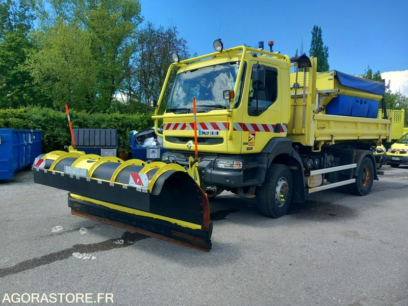 RENAULT KERAX 370 DCI + SALEUSE EUROPE SERVICE + LAME ARVEL KR0207 SE1207 LA0912 - Camion: photos 1 RENAULT KERAX 370 DCI + SALEUSE EUROPE SERVICE + LAME ARVEL KR0207 SE1207 LA0912 - Camion: photos 1