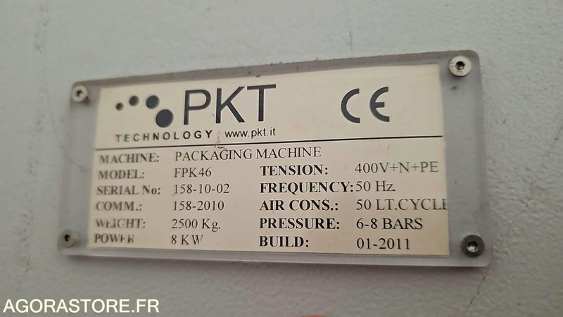 ENSACHEUSE PKT TECHNOLOGY - 2011 - Machine d'emballage et de conditionnement: photos 5 ENSACHEUSE PKT TECHNOLOGY - 2011 - Machine d'emballage et de conditionnement: photos 5