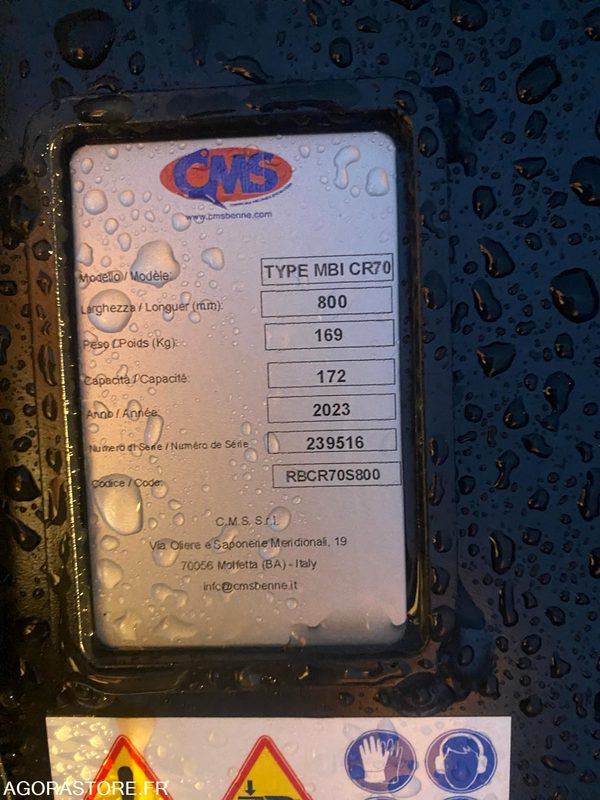 1 Godet 800mm CR70 NEUF - Pièces de rechange pour Engins de chantier: photos 5 1 Godet 800mm CR70 NEUF - Pièces de rechange pour Engins de chantier: photos 5