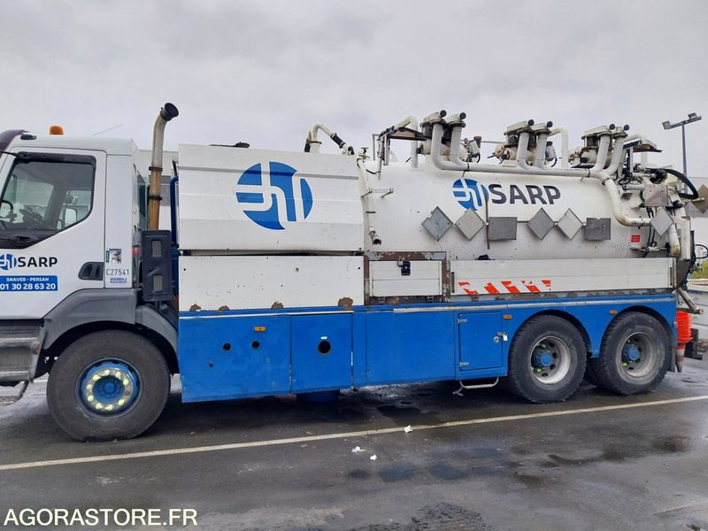RENAULT KERAX HUWER ADR 2001 515000KM / PB BV EXPORT UNIQUEMENT - Camion hydrocureur: photos 2 RENAULT KERAX HUWER ADR 2001 515000KM / PB BV EXPORT UNIQUEMENT - Camion hydrocureur: photos 2