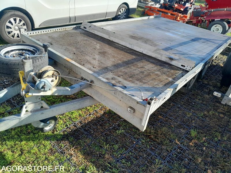 Remorque 3t Anssems (RE226) - Semi-remorque plateau: photos 3 Remorque 3t Anssems (RE226) - Semi-remorque plateau: photos 3