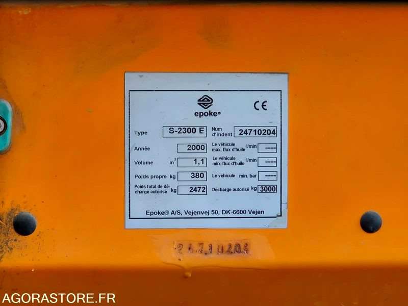 SALEUSE EPOKE S-2300 E 2000 AVEC MOTEUR AUXILIAIRE - Matériel de jardinage: photos 2 SALEUSE EPOKE S-2300 E 2000 AVEC MOTEUR AUXILIAIRE - Matériel de jardinage: photos 2