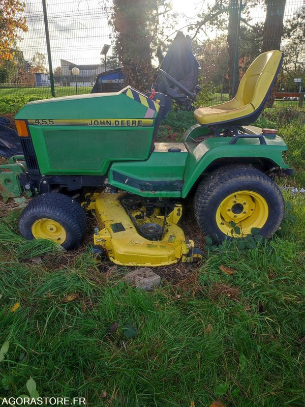 TRACTEUR TONDEUSE JOHN DEERE 455 - Motofaucheuse: photos 1 TRACTEUR TONDEUSE JOHN DEERE 455 - Motofaucheuse: photos 1