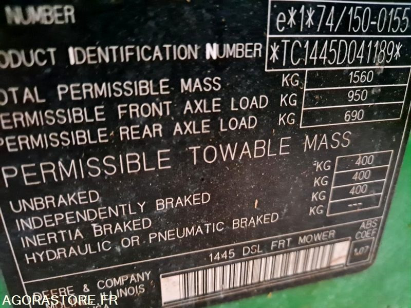 Tondeuse autoportée frontale coupe Mulching - Motofaucheuse: photos 1 Tondeuse autoportée frontale coupe Mulching - Motofaucheuse: photos 1