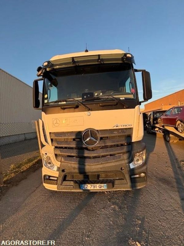 TRACTEUR 4X2 MERCEDES ACTROS 1845 2018 385 000 KM + BENNE ALUMINIUM SHMITZ 2016 - Tracteur routier: photos 2 TRACTEUR 4X2 MERCEDES ACTROS 1845 2018 385 000 KM + BENNE ALUMINIUM SHMITZ 2016 - Tracteur routier: photos 2