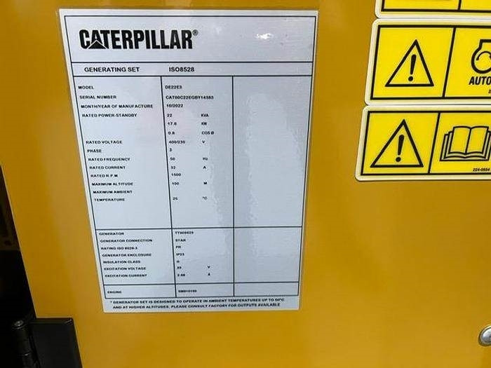 Groupe électrogène neuf CAT DE 22 E3: photos 9 Groupe électrogène neuf CAT DE 22 E3: photos 9