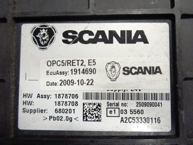 Scania R OPC5 / RET2 retarder control unit - Bloc de gestion pour Camion: photos 3 Scania R OPC5 / RET2 retarder control unit - Bloc de gestion pour Camion: photos 3