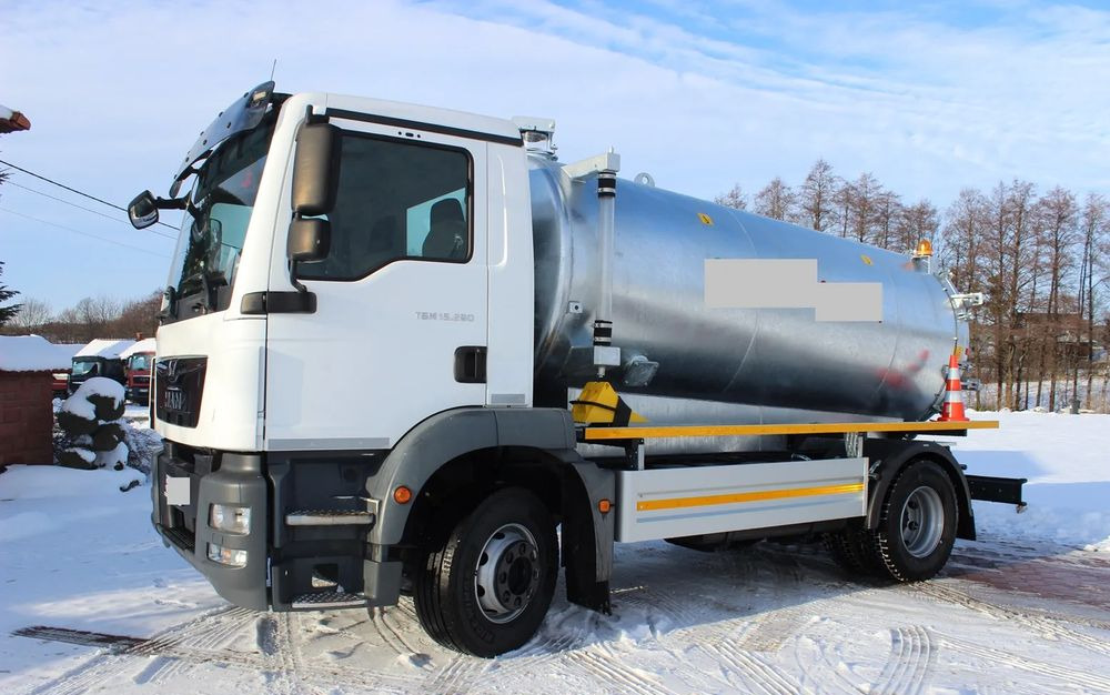 MAN TGM 15 290 !! EURO 6 !!! ASENIZACJA BLOKADA MOSTU !!! - Camion hydrocureur: photos 1 MAN TGM 15 290 !! EURO 6 !!! ASENIZACJA BLOKADA MOSTU !!! - Camion hydrocureur: photos 1