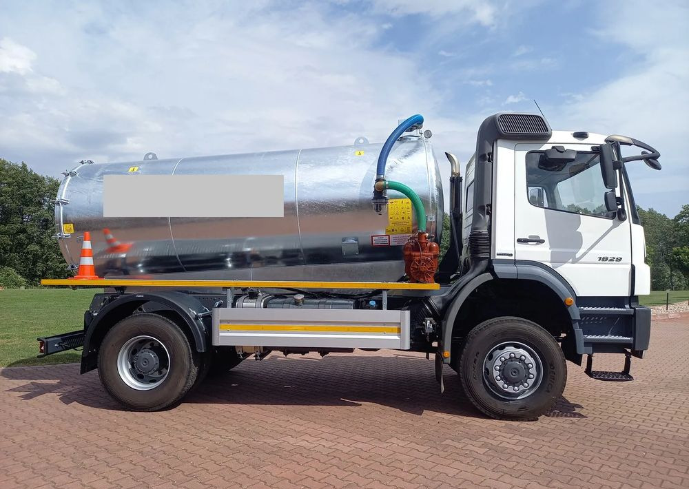Mercedes-Benz AXOR 1829 4X4 4 WD ALLOARD - Camion citerne: photos 1 Mercedes-Benz AXOR 1829 4X4 4 WD ALLOARD - Camion citerne: photos 1
