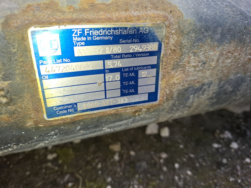 ZF Eaton Неоплан 660.4.22 Мерседес 407. Citara-2.84 DAF-1339G.2.93 - Essieu arrière: photos 5 ZF Eaton Неоплан 660.4.22 Мерседес 407. Citara-2.84 DAF-1339G.2.93 - Essieu arrière: photos 5