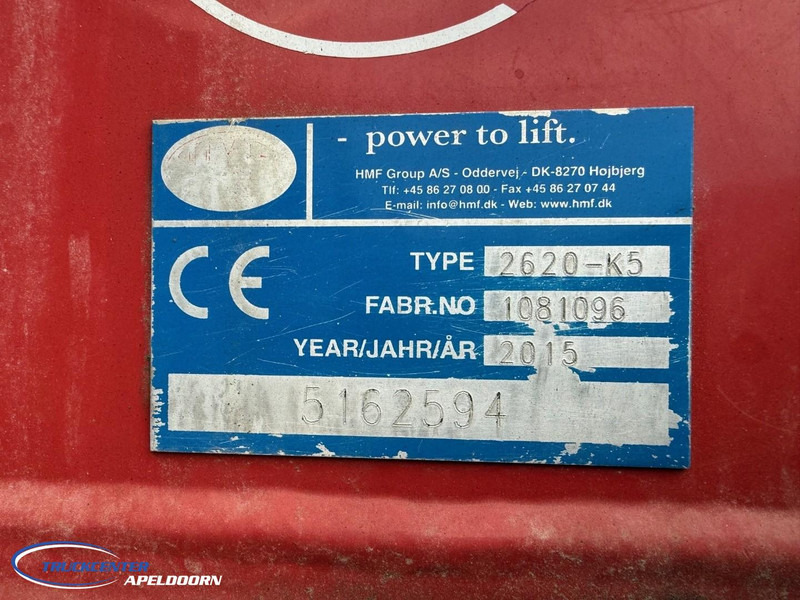 HMF 2620 K5 Afstandsbediening, 2x Extra functie - Grue auxiliaire: photos 5 HMF 2620 K5 Afstandsbediening, 2x Extra functie - Grue auxiliaire: photos 5