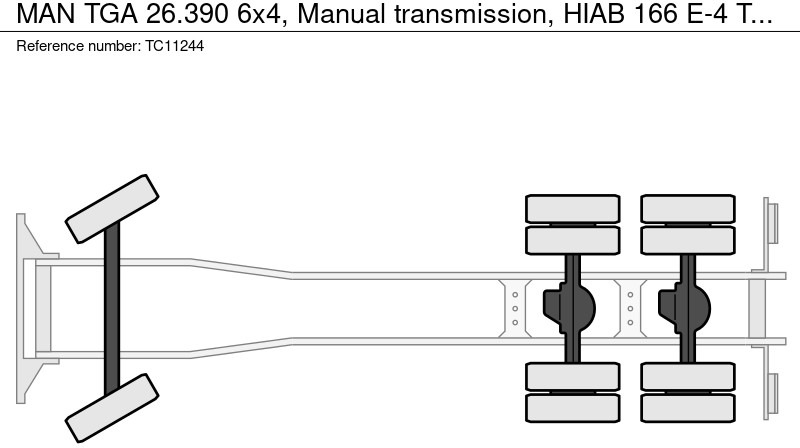 MAN TGA 26.390 6x4, Handgeschakeld, HIAB 166 E-4 - crédit-bail MAN TGA 26.390 6x4, Handgeschakeld, HIAB 166 E-4: photos 9 MAN TGA 26.390 6x4, Handgeschakeld, HIAB 166 E-4 - crédit-bail MAN TGA 26.390 6x4, Handgeschakeld, HIAB 166 E-4: photos 9