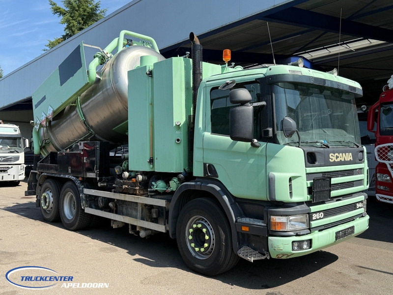 Scania 94G - 260 RVS opbouw, ADR - Camion hydrocureur: photos 1 Scania 94G - 260 RVS opbouw, ADR - Camion hydrocureur: photos 1