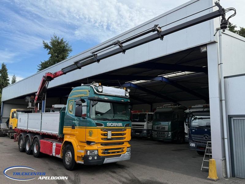 Scania R580 V8 8x4 Reduction axles, HMF 2620 K5 - Camion benne, Camion grue: photos 1 Scania R580 V8 8x4 Reduction axles, HMF 2620 K5 - Camion benne, Camion grue: photos 1