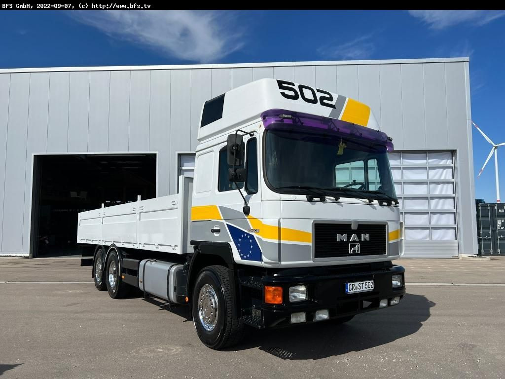MAN H 25 25.502 FNL/BL F90 V10 - Camion plateau: photos 2 MAN H 25 25.502 FNL/BL F90 V10 - Camion plateau: photos 2