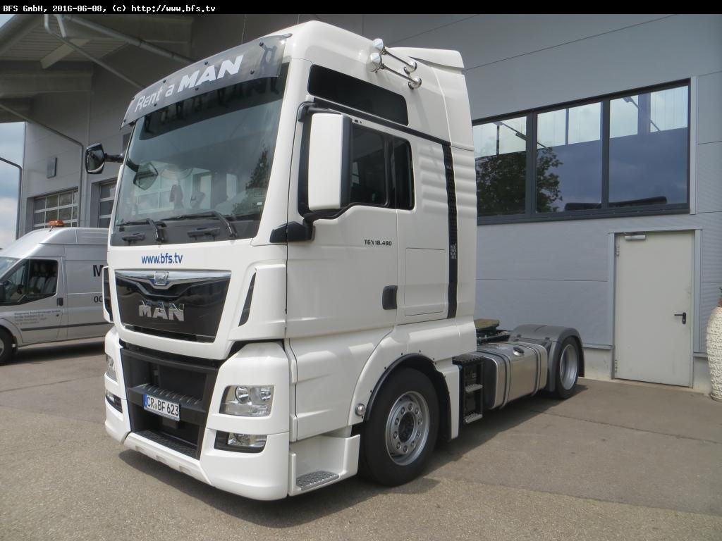 MAN TGX 18.480 4X2 LLS-U Euro 6 Ultra,Hubsattel, Top - Tracteur routier: photos 1 MAN TGX 18.480 4X2 LLS-U Euro 6 Ultra,Hubsattel, Top - Tracteur routier: photos 1