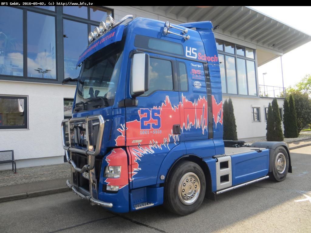 MAN TGX 18.560 4x2 BLS Euro 6 HS Schoch Edition 2016 - Tracteur routier: photos 1 MAN TGX 18.560 4x2 BLS Euro 6 HS Schoch Edition 2016 - Tracteur routier: photos 1
