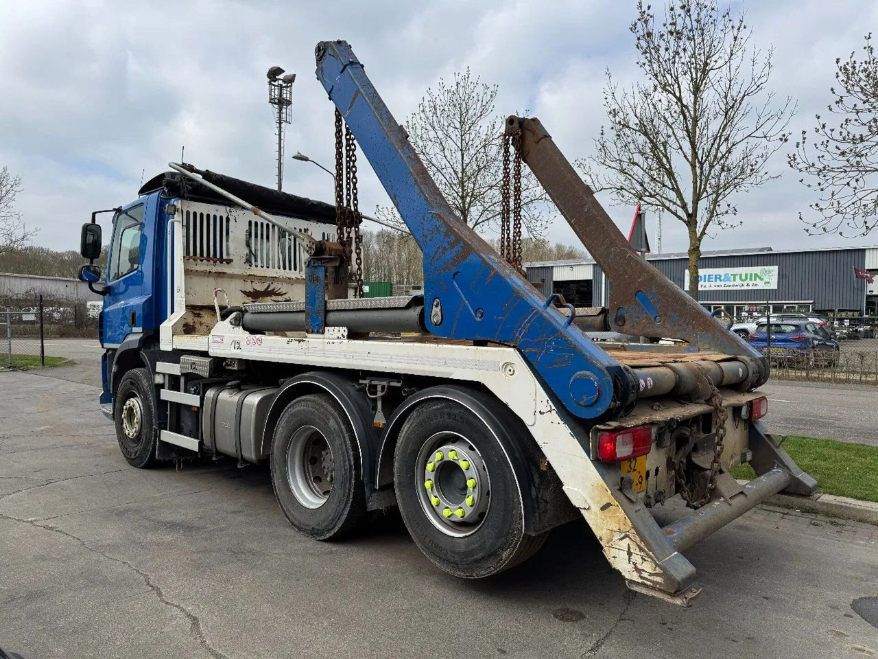 Camion benne DAF CF 400 6X2 - EURO 6 + VDL P-18 + REMOTE + LIFT A: photos 13