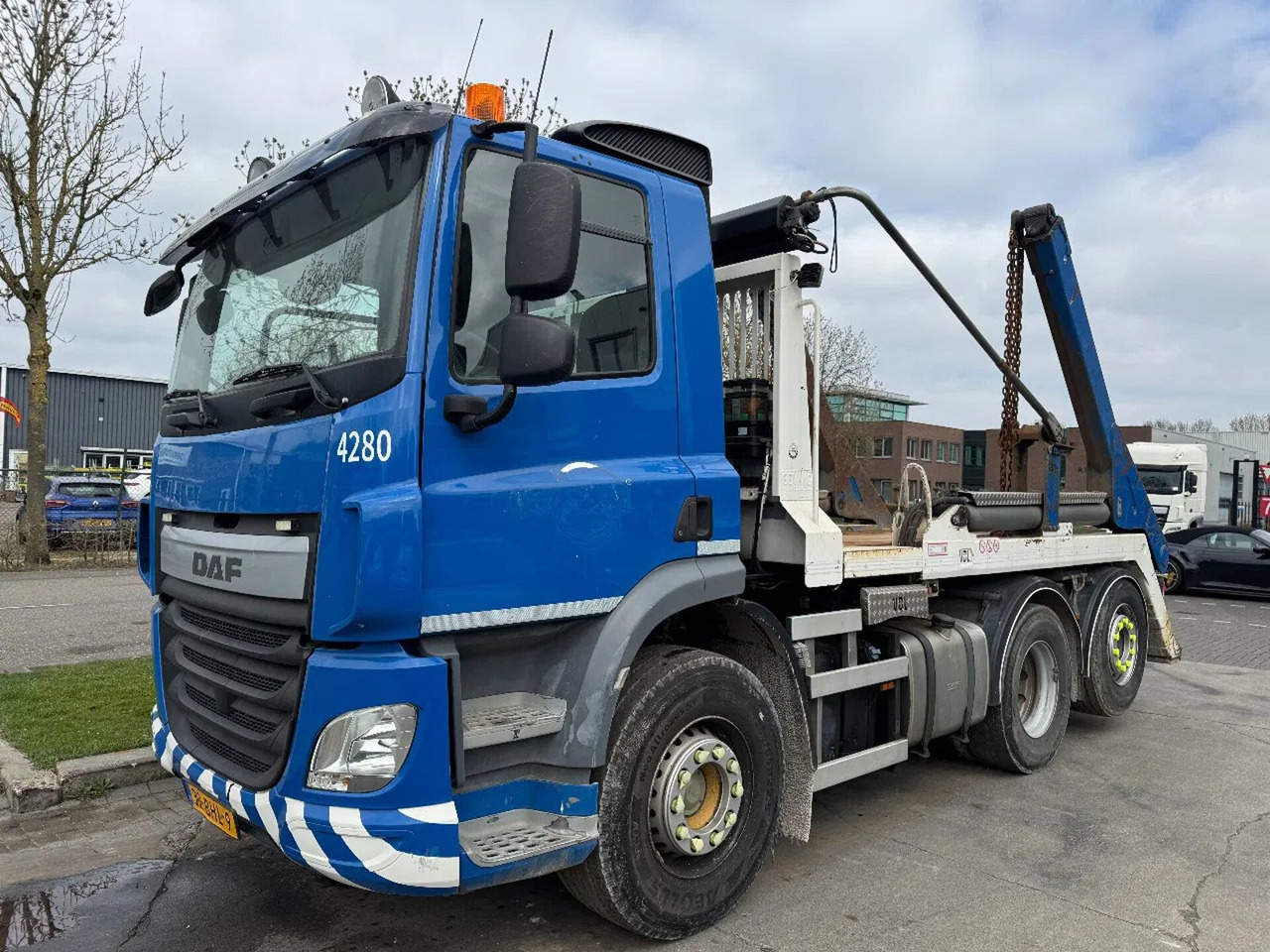 Camion benne DAF CF 400 6X2 - EURO 6 + VDL P-18 + REMOTE + LIFT A: photos 7
