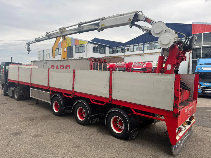 Floor FLO-17-30H2 + HIAB R220-F5 - Semi-remorque plateau: photos 3 Floor FLO-17-30H2 + HIAB R220-F5 - Semi-remorque plateau: photos 3