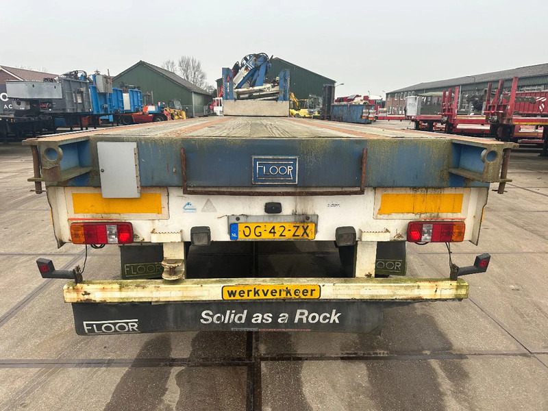 Semi-remorque plateau Floor MET HIAB R165-F2, LAATSTE 2 ASSEN GESTUURD: photos 17