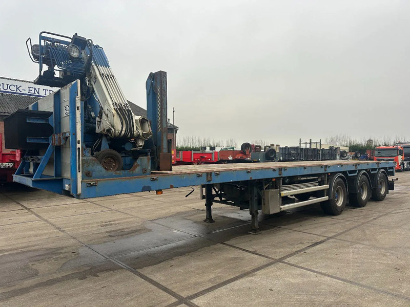 Semi-remorque plateau Floor MET HIAB R165-F2, LAATSTE 2 ASSEN GESTUURD: photos 8