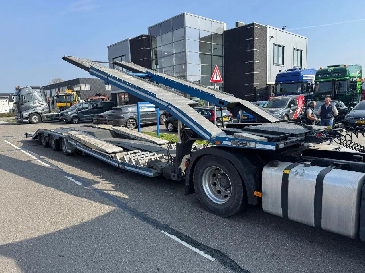 GS Meppel 3 AXLE - TRUCKTRANSPORTER - Semi-remorque porte-voitures: photos 1 GS Meppel 3 AXLE - TRUCKTRANSPORTER - Semi-remorque porte-voitures: photos 1