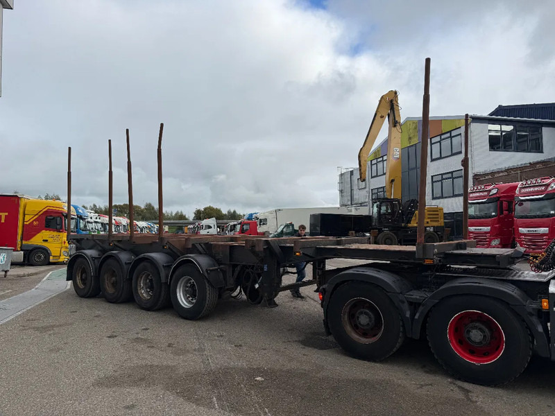 KEL-BERG 4 AXLE - BPW - EXTENDABLE - HOLZ/WOOD/HOUT - Semi-remorque grumier: photos 2 KEL-BERG 4 AXLE - BPW - EXTENDABLE - HOLZ/WOOD/HOUT - Semi-remorque grumier: photos 2