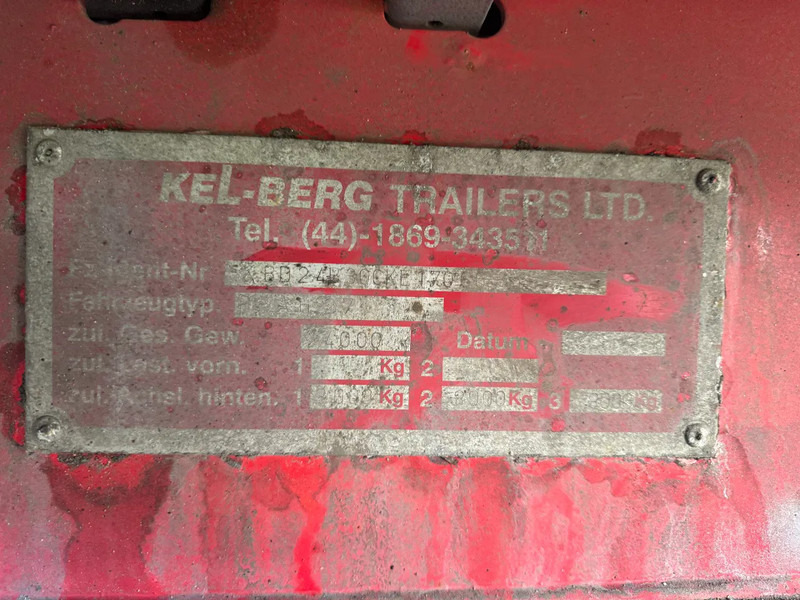 Remorque rideaux coulissants KEL-BERG PRAH 27 3X BPW AXLE CURTAIN SIDE: photos 11 Remorque rideaux coulissants KEL-BERG PRAH 27 3X BPW AXLE CURTAIN SIDE: photos 11