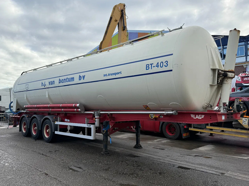 LAG O-3-39 - 61.000 LITER - TIPPER BULK - 3 AXLE - BPW - Semi-remorque citerne: photos 1 LAG O-3-39 - 61.000 LITER - TIPPER BULK - 3 AXLE - BPW - Semi-remorque citerne: photos 1